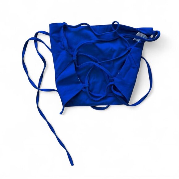 Blue corset crop top - Picture 2 of 2